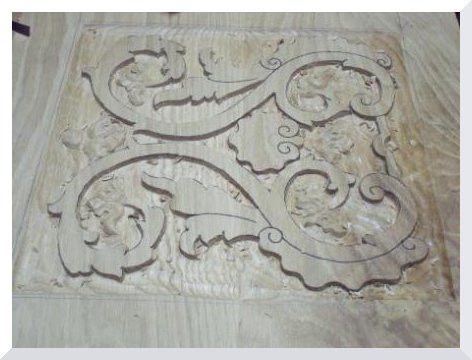 Talla del plafó central
