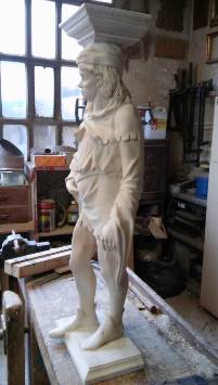 Talla de fusta. Escultura neogòtica. Talla de fusta. Escultura neogòtica.